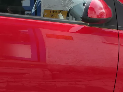 VW Fox 5Z Tür vorne rechts Beifahrertür rechts rot LY3D - ohne Anbauteile (181807)