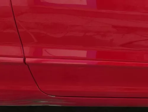 VW Fox 5Z Tür vorne rechts Beifahrertür rechts rot LY3D - ohne Anbauteile (181807)