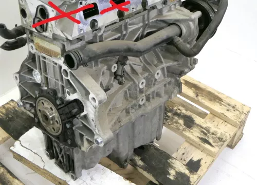 VW Golf 5 A3 8P NUR Motorblock BLOCK 1,6 FSI 115PS Motor BLP Schaltung 179.000km (181846)