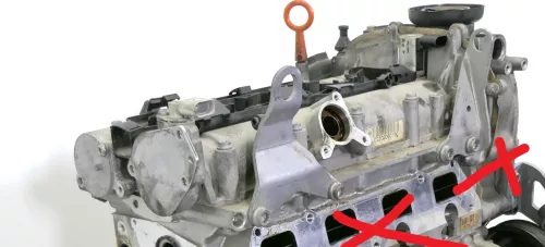 VW Golf 5 Plus Deckel mit Nockenwellen 1,6 FSI BLF BLP (KEIN Zylinderkopf!!)