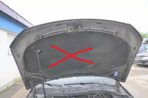 VW Passat 3C Motorhaube Klappe vorne vorn Haube braun LC8Z (181877)