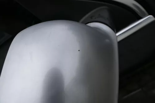 Passat 3C elektrischer Spiegel Außenspiegel rechts +Glas Blinke grau silber LA7W (181881)