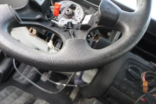 VW Polo 6N Golf 3 Lenkrad 4-Speichen 3A0419091J Airbaglenkrad (182082)