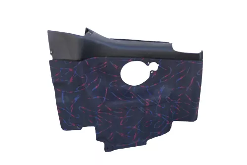 Golf 4 3 1E Cabrio Verkleidung Tür Seitenverkleidung hinten links schwarz Lauts