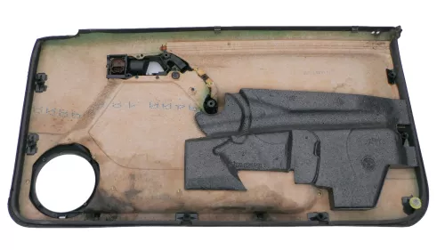 Golf 4 3 1E Cabrio 1E Türverkleidung Verkleidung Tür vorne links schwarz LEDER (182137)