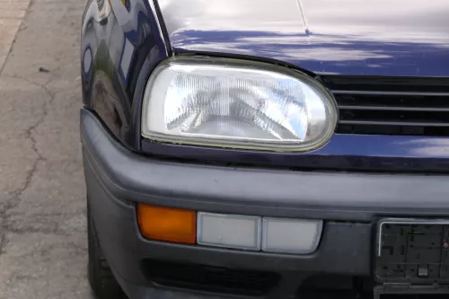 VW Golf 3 auch Cabrio Stoßstange vorne Stoßfänger vorn schwarz (182171)