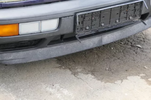 VW Golf 3 auch Cabrio Stoßstange vorne Stoßfänger vorn schwarz (182171)