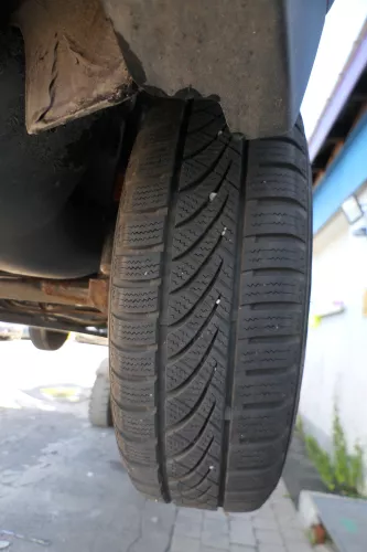 4x Golf 3 Vento 175/70 R13 82T Allwetterreifen M+S Reifen 5,5jx13H2 ET38 ca5-7mm (182230)