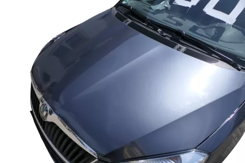 Skoda Fabia 5J Roomster Motorhaube Haube Klappe vorne grau LF8J