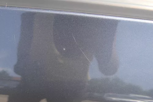 Fabia 5J Kombi + Limo Tür vorne links Fahrertür - grau LF8J -ohne Anbauteile (182246)