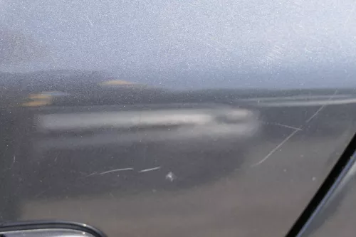 Skoda Fabia 5J Kombi Tür hinten links - grau LF8J - ohne Anbauteile (182247)