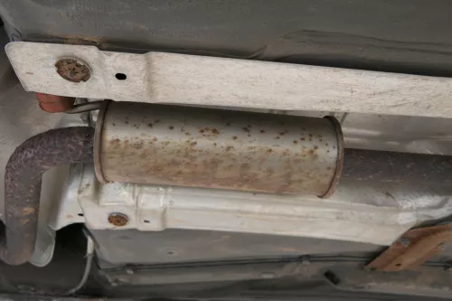 Fabia 5J Auspuff Mittelschalldämpfer Mitte Benziner Mitteltopf 1,2 CBZA CBZ CBZB