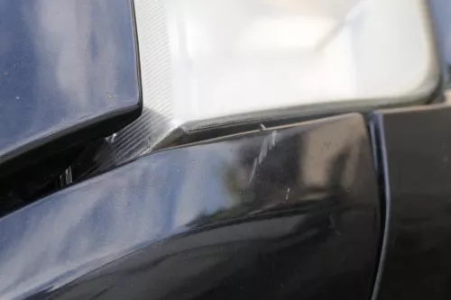 Fabia 6Y Stoßstange Stoßfänger vorne schwarz LF9R  Facelift - Gitter NSW (182287)