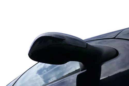 Skoda Fabia 6Y mechanischer Spiegel Außenspiegel rechts grau schwarz LF9R Glas (182290)