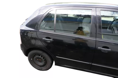 Skoda Fabia 6Y Limousine Schrägheck Tür hinten rechts schwarz LF9R