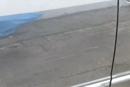 Skoda Fabia 6Y Limousine Schrägheck Tür hinten rechts schwarz LF9R (182295)