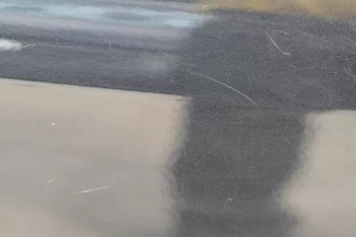 Skoda Fabia 6Y Limousine Schrägheck Tür hinten links schwarz LF9R (182299)