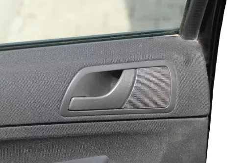 1 x Skoda Fabia 6Y Türverkleidung Verkleidung Tür hinten links schwarz onyx (182302)