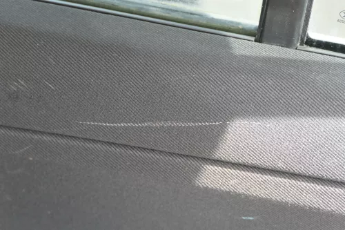 1 x Skoda Fabia 6Y Türverkleidung Verkleidung Tür hinten rechts schwarz onyx (182303)