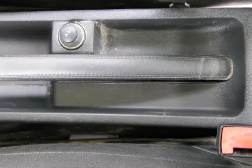 Skoda Fabia 6Y Handbremse Feststellbremse schwarz Leder 6Y0711461D 34E (182308)