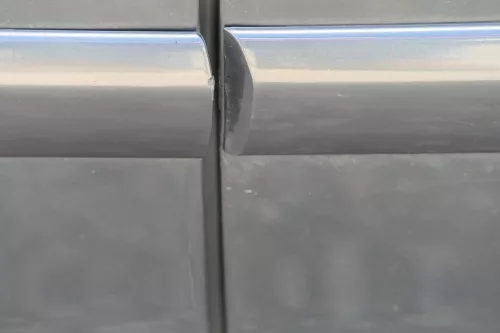 VW Polo 9N 9N3 Tür hinten links 4/5-Türer grau LC7V - ohne Anbauteile (182372)