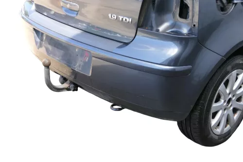 VW Polo 9N 9N3 Stoßstange Heckstoßstange hinten grau LC7V (182374)