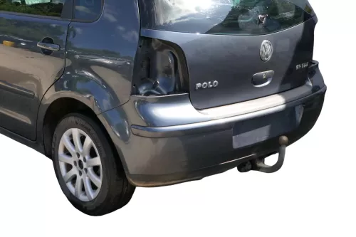 VW Polo 9N 9N3 Stoßstange Heckstoßstange hinten grau LC7V (182374)