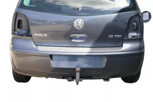 VW Polo 9N 9N3 Stoßstange Heckstoßstange hinten grau LC7V