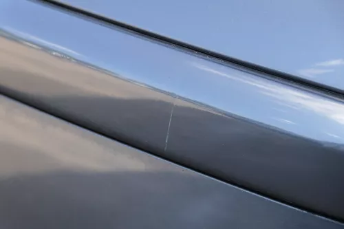 VW Polo 9N 9N3 Stoßstange Heckstoßstange hinten grau LC7V (182374)