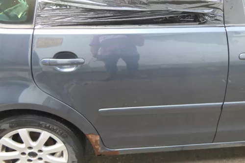 VW Polo 9N 9N3 Tür hinten rechts 4/5-Türer grau LC7V - ohne Anbauteile (182376)