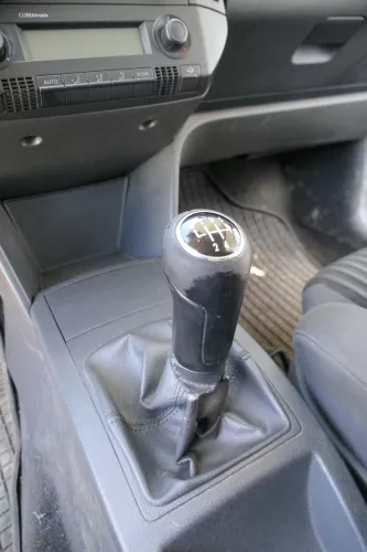 VW Polo 9N 9N3 Schaltknauf Schaltsack Schaltung 6Q1711113G Leder schwarz