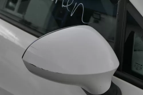 Seat Ibiza 6J elektrischer elektrisch Spiegel Außenspiegel rechts weiß LB9A (182430)
