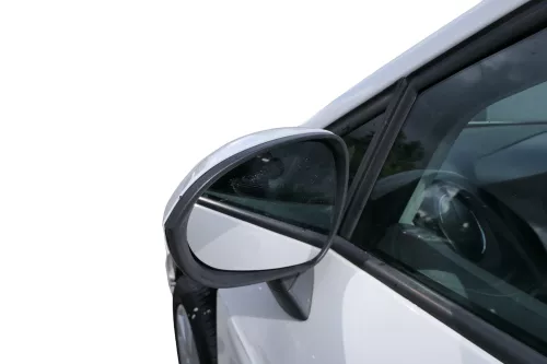 Seat Ibiza 6J elektrischer elektrisch Spiegel Außenspiegel links weiß LB9A (182431)