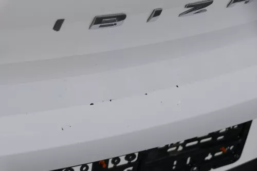 Seat Ibiza 6J Stoßstange Heckstoßstange hinten weiß LB9A 2/3-Türer (182455)