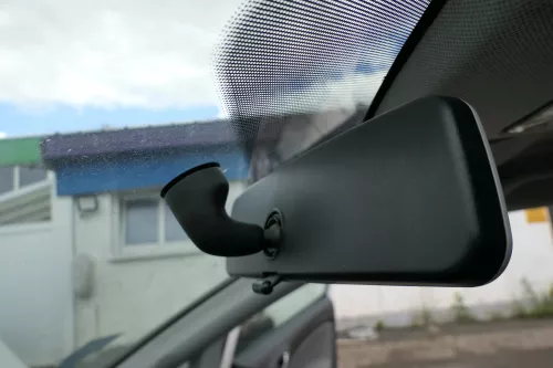 Skoda Fabia 5J Ibiza 6J Octavia Innenspiegel Spiegel schwarz Rückspiegel (182516)