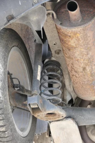 2x VW Polo 6R 6C 9N 9N3  Federn Fahrwerk Feder hinten (182523)