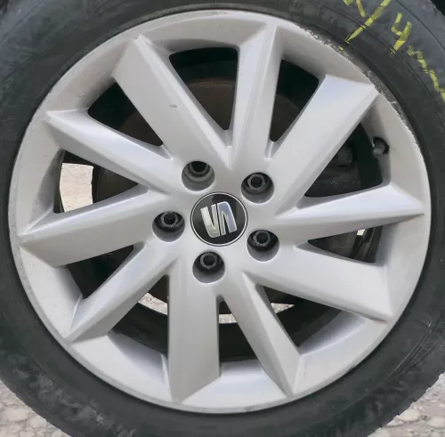 1x Seat Ibiza 6J Alufelge 6J0601025M 6J0 601 025 M 6jx15 H2 ET38 5x100 Marsala 1