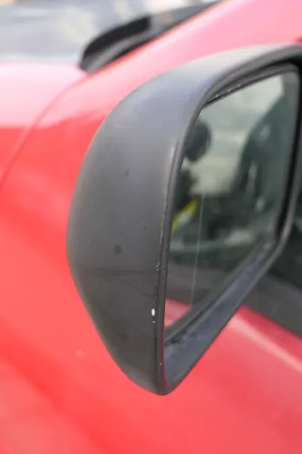 VW Polo 6N elektrischer Spiegel Außenspiegel links außen mit Glas schwarz matt (182541)