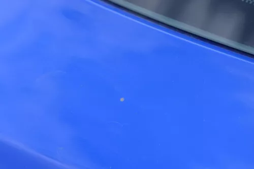 Skoda Fabia 5J Limousine Schrägheck Heckklappe hinten mit Scheibe blau LF5K (182554)