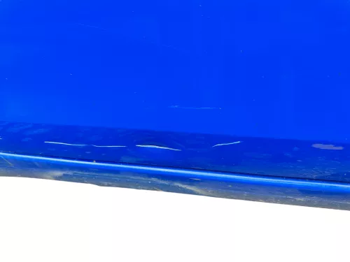 Skoda Fabia 5J Limousine Tür hinten rechts blau LF5K - Delle (182557)