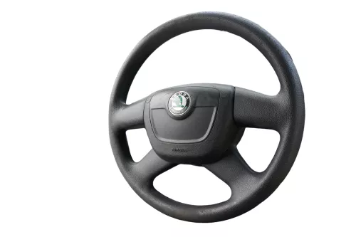 Skoda Superb Fabia 5J Lenkrad 4-Speichen 3T0419091   KEIN AIRBAG !!! (182566)