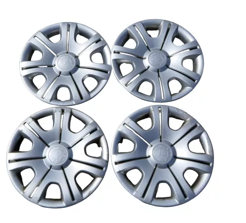 4 x Stück Original Skoda Fabia 5J Radzierkappe Radkappe 14 Zoll 5J0601147F (182574)