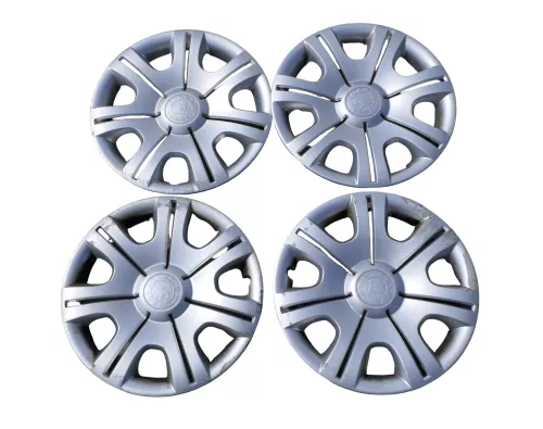 4 x Stück Original Skoda Fabia 5J Radzierkappe Radkappe 14 Zoll 5J0601147F