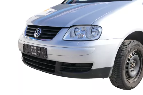 VW Touran 1T Stoßstange vorne Frontstoßstange Stoßfänger silber LA7W SWR (182588)