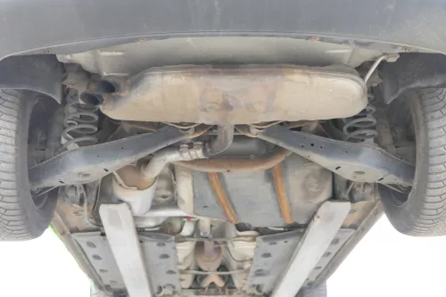 VW Touran Auspuff Endschalldämpfer hinten 2,0 FSI Motor BLX BMY BLR Mittelschall