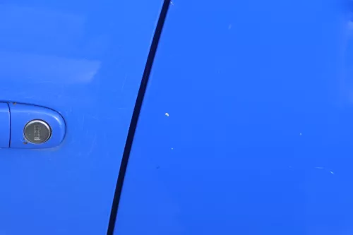 VW Polo 9N 9N3 Tür hinten links 4/5-Türer blau LA5F - ohne Anbauteile (182733)