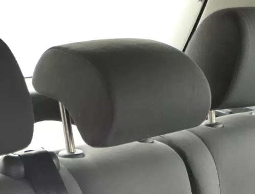 VW Polo 9N 9N3 Cross Fun Kopfstütze hinten mitte mittig Goal blau Nähte anthrazi (182742)