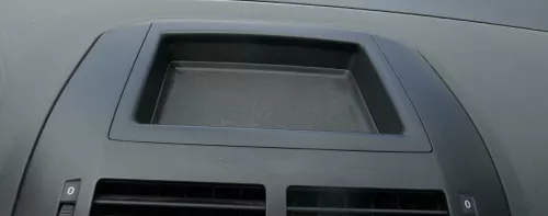 VW Polo 9N Mittelkonsole Verkleidung um Radio schwarz 6Q0858069S  (182749)