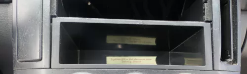 VW Polo 9N Mittelkonsole Verkleidung um Radio schwarz 6Q0858069S  (182749)