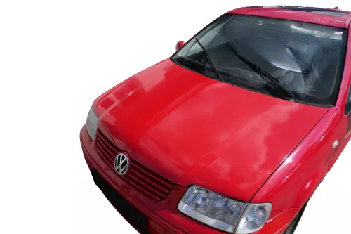 VW Polo 6N2 Motorhaube Haube vorne Klappe rot LP3G (182782)